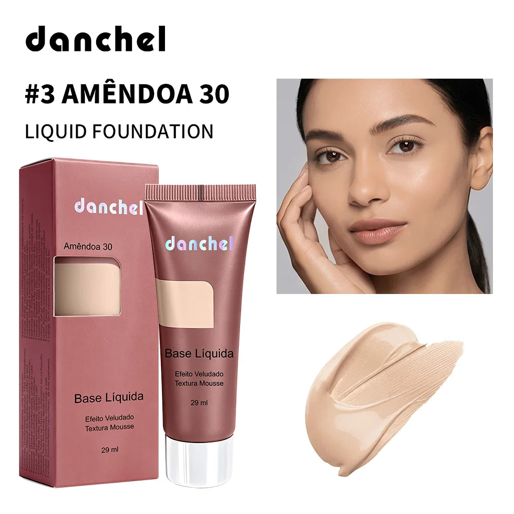 Liquid Foundation and Velvet Matte Makeup Base for Flawless Daily Face Coverage - 21