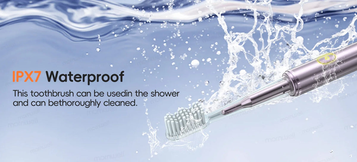 Electric Toothbrush and Rechargeable Sonic Cleaner for Daily Dental Hygiene