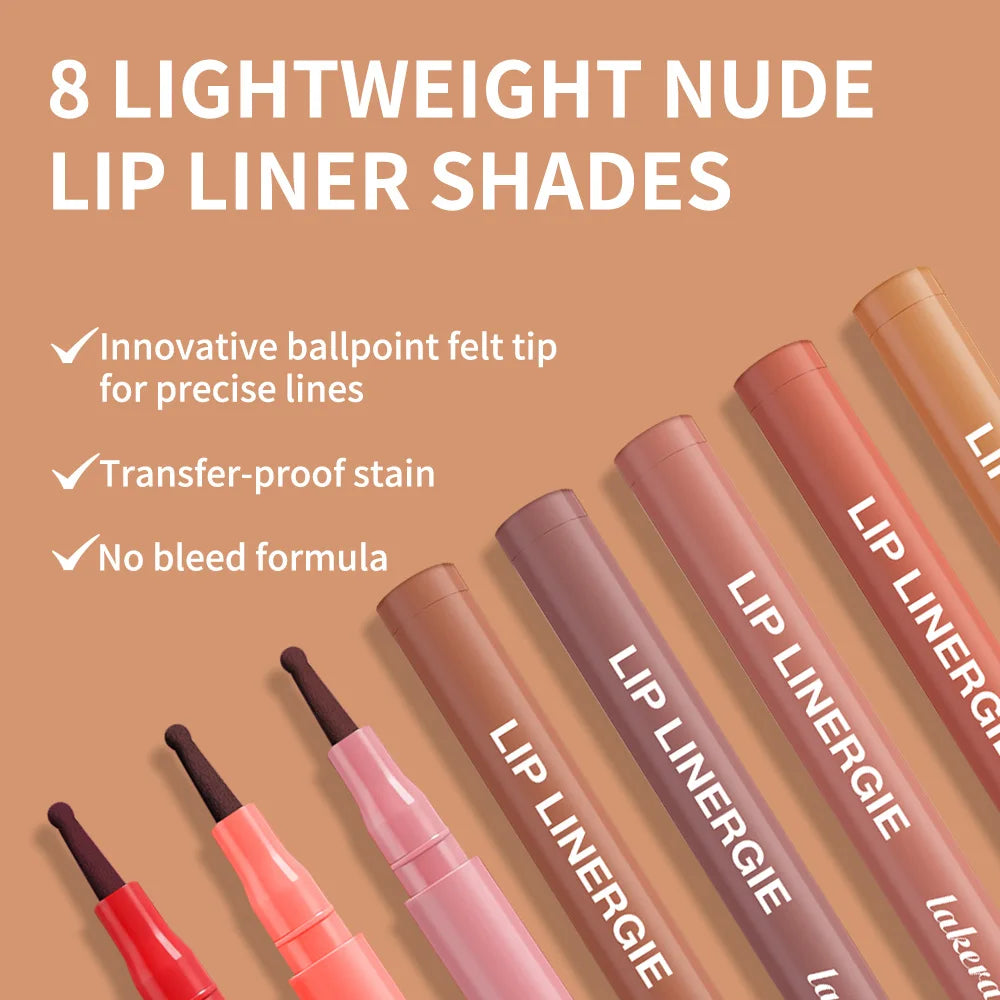 Lip Liner Stain and Waterproof Lip Contour Pen for Precise Long Lasting Makeup - 2