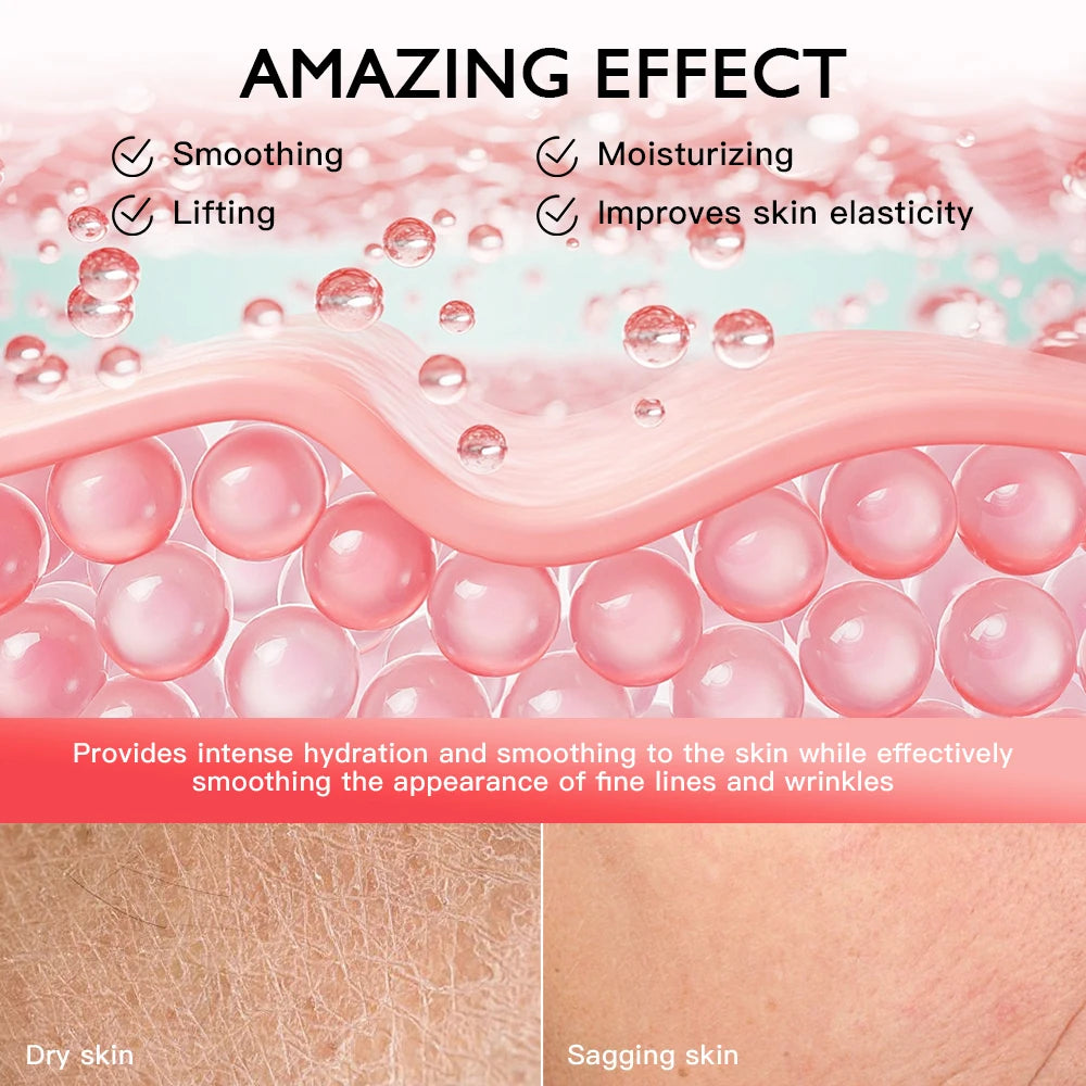 Smoothing Body Serum and Hydrating Skin Cream for Daily Moisturizing Care Routine