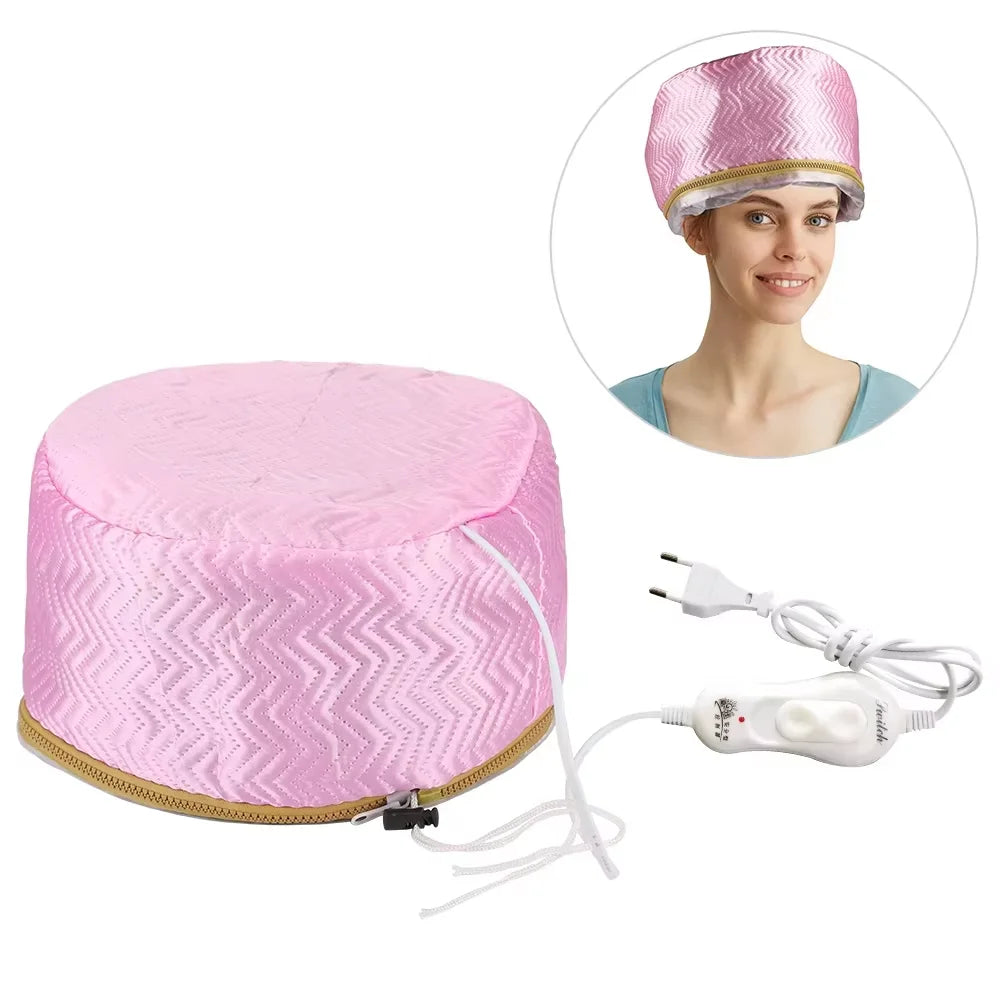 Hair Steamer Cap and Thermal Heat Hat for Deep Conditioning Treatment at Home Use