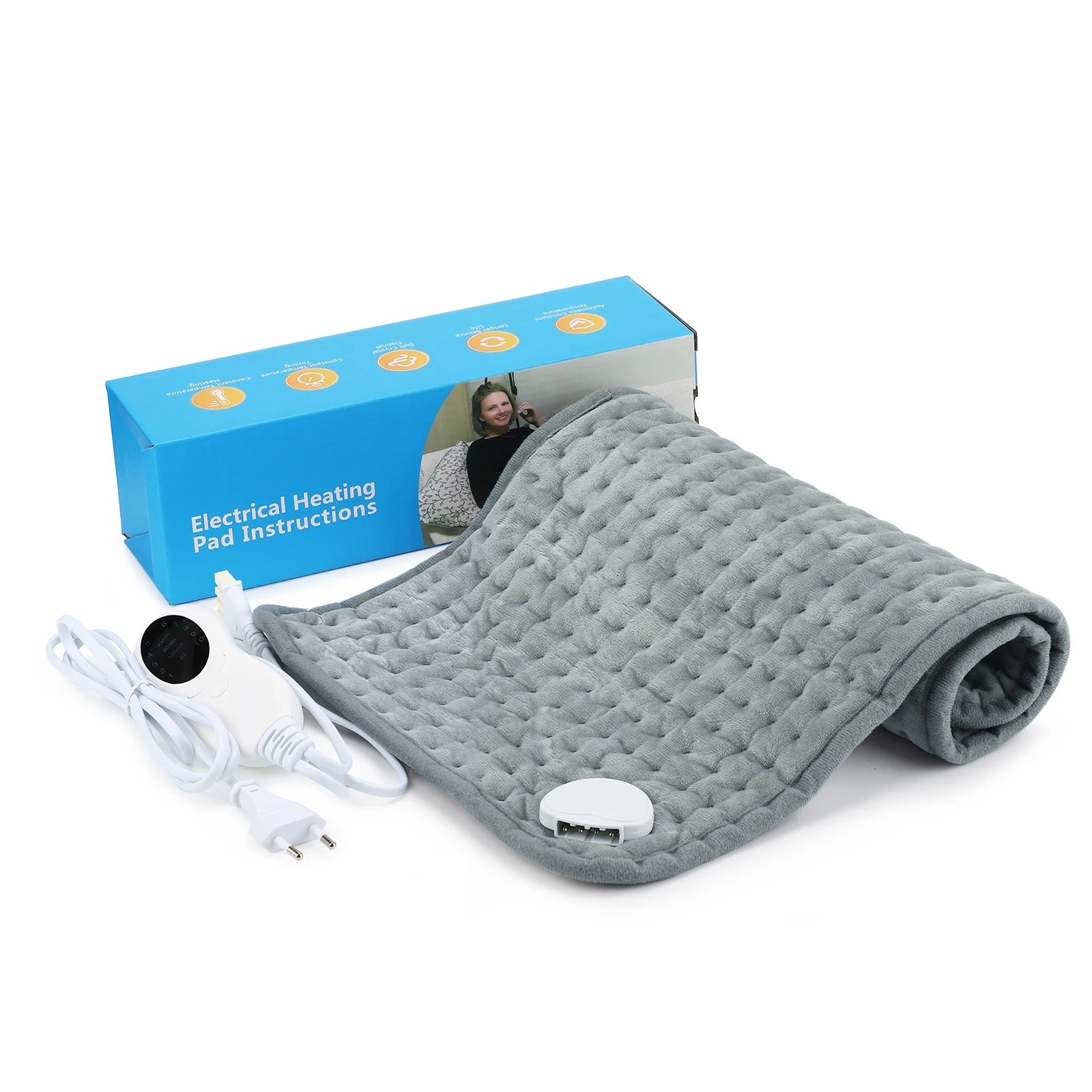 Electric Heating Pad and Warming Blanket for Muscle Pain Relief and Cold Evenings - 16
