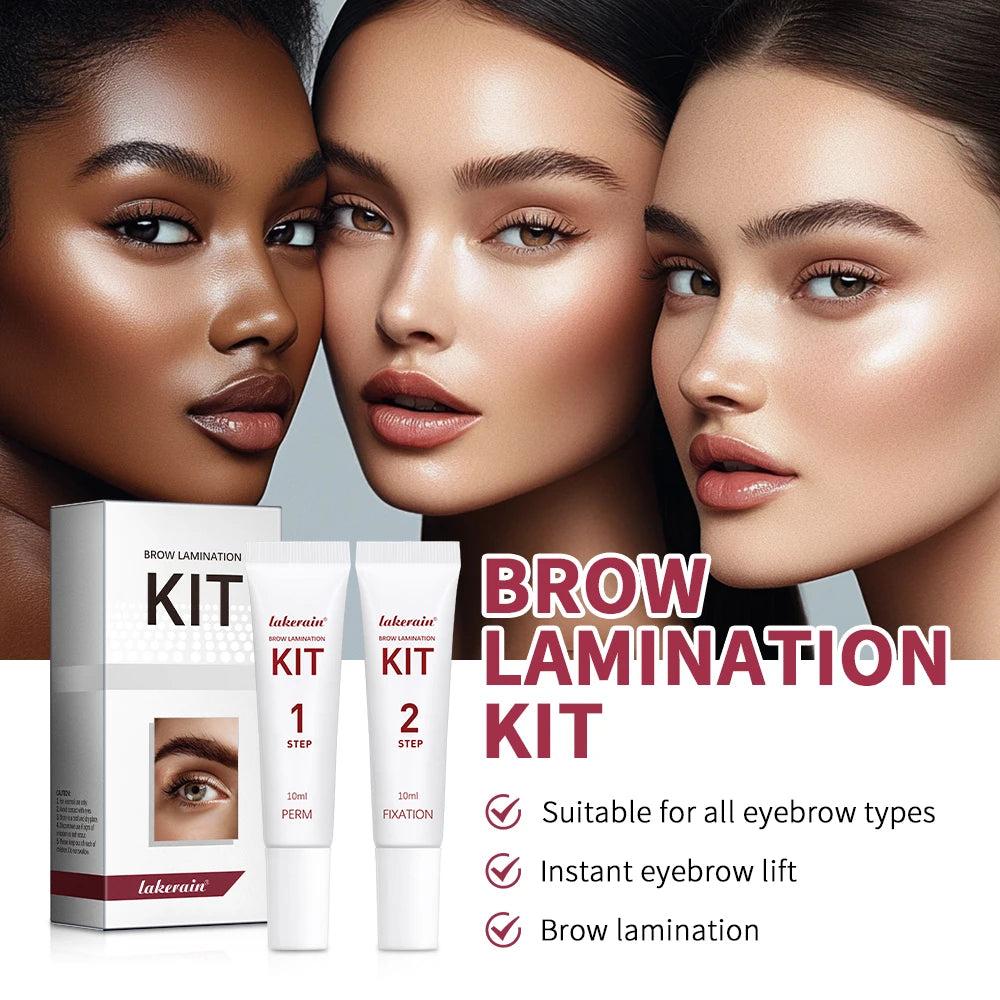 Brow Lamination Kit and Eyebrow Lifting Set for Professional Salon Style Brows