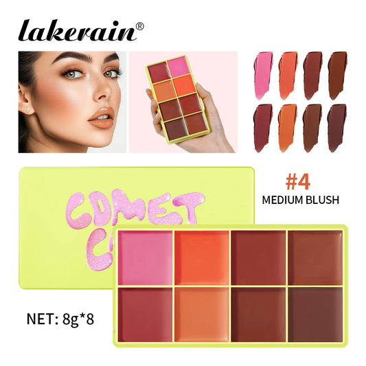 Blush Cream Palette and Face Contouring Kit for Natural Everyday Makeup Looks