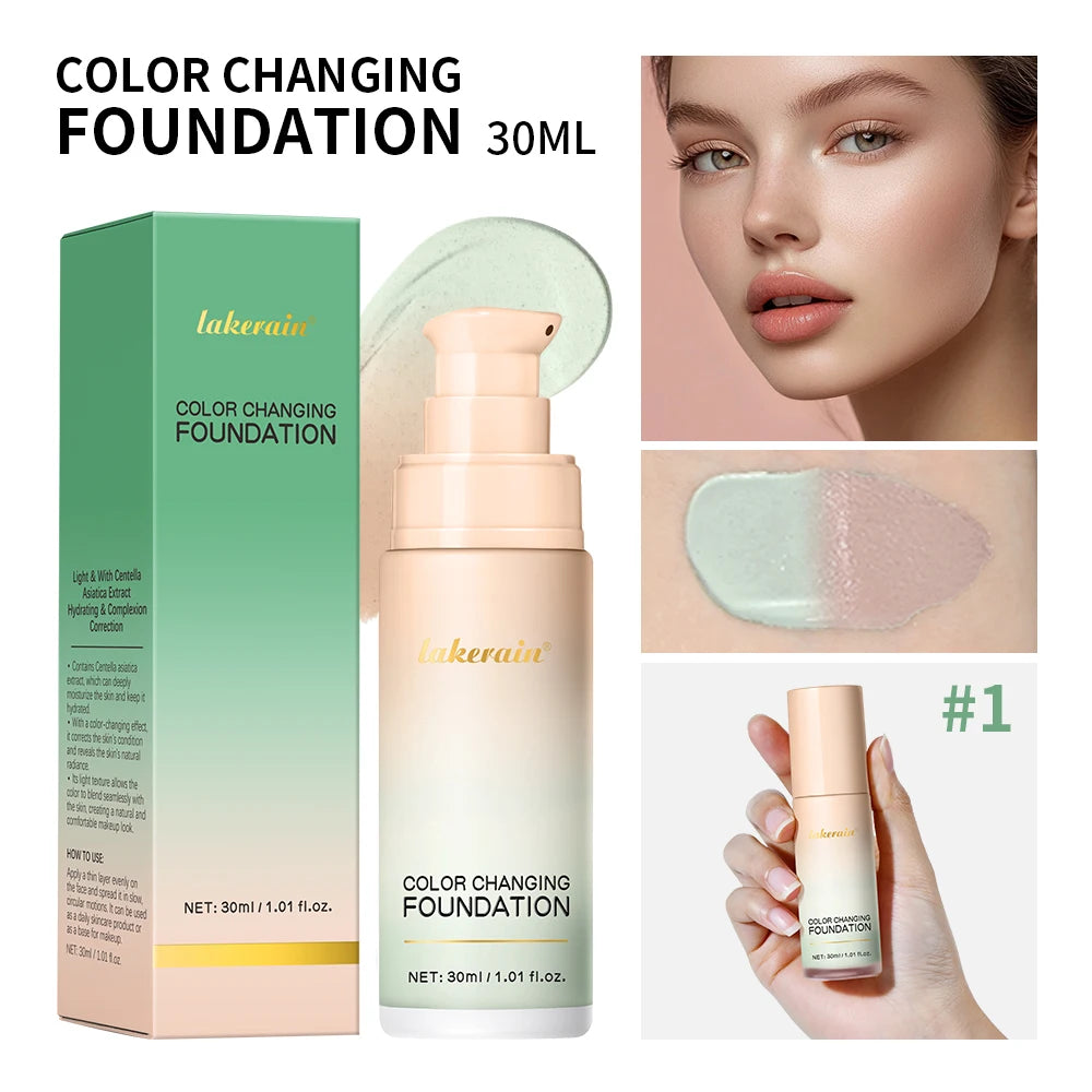 Color Changing Foundation and Liquid Face Concealer for Daily Natural Makeup Looks - 22