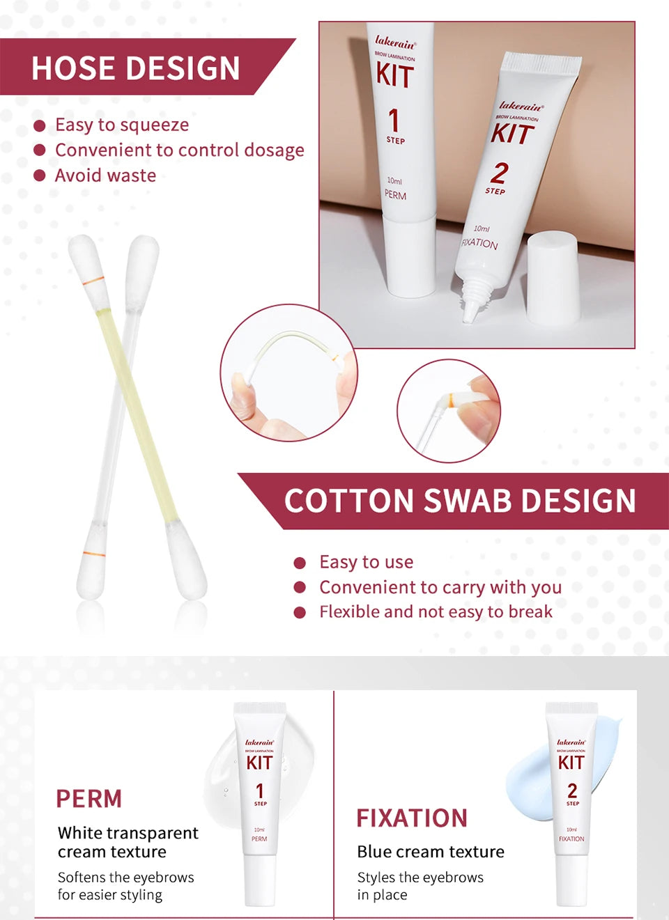 Brow Lamination Kit and Eyebrow Lifting Set for Professional Salon Style Brows