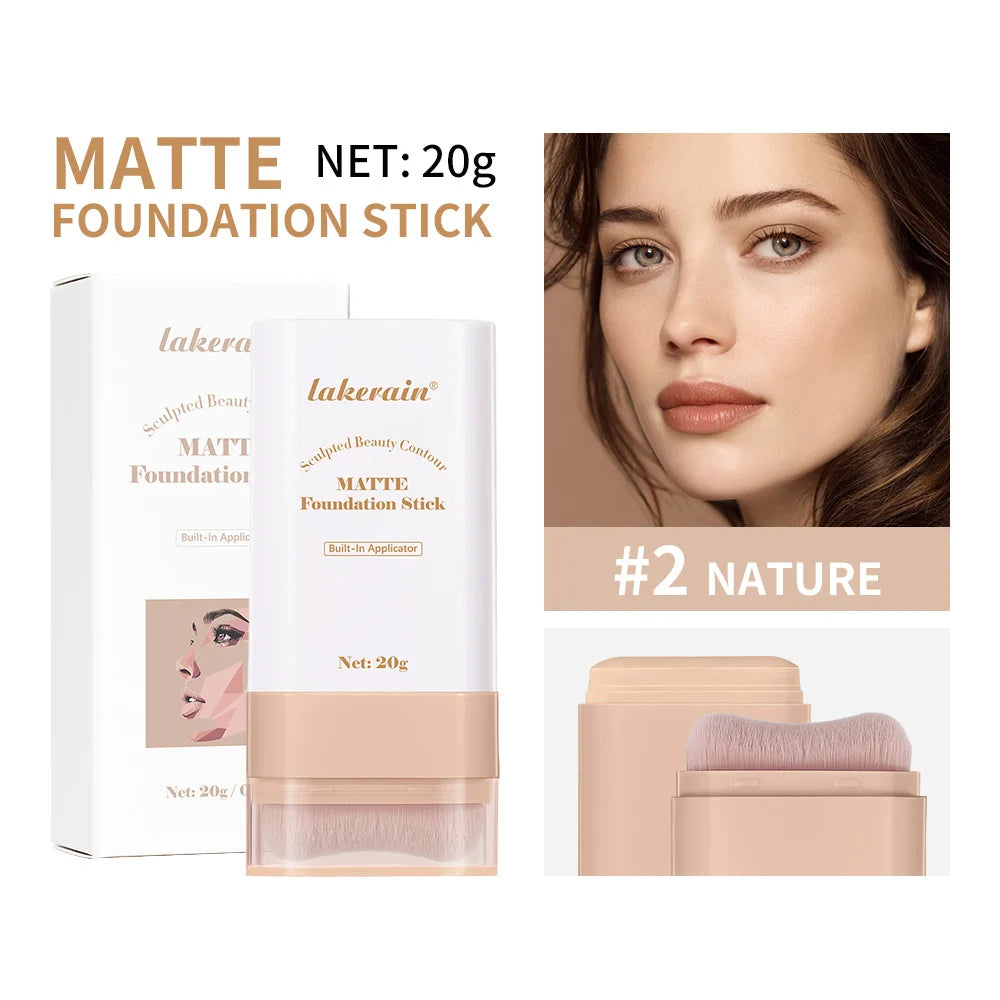 Matte Foundation Stick and Cream Concealer for a Flawless Daily Makeup Look