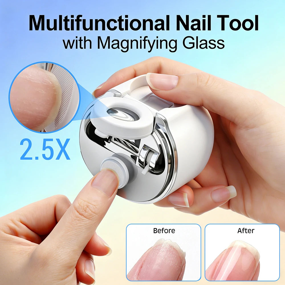 Electric Nail Clipper and Automatic Trimmer for Seniors and Children at Home - 2