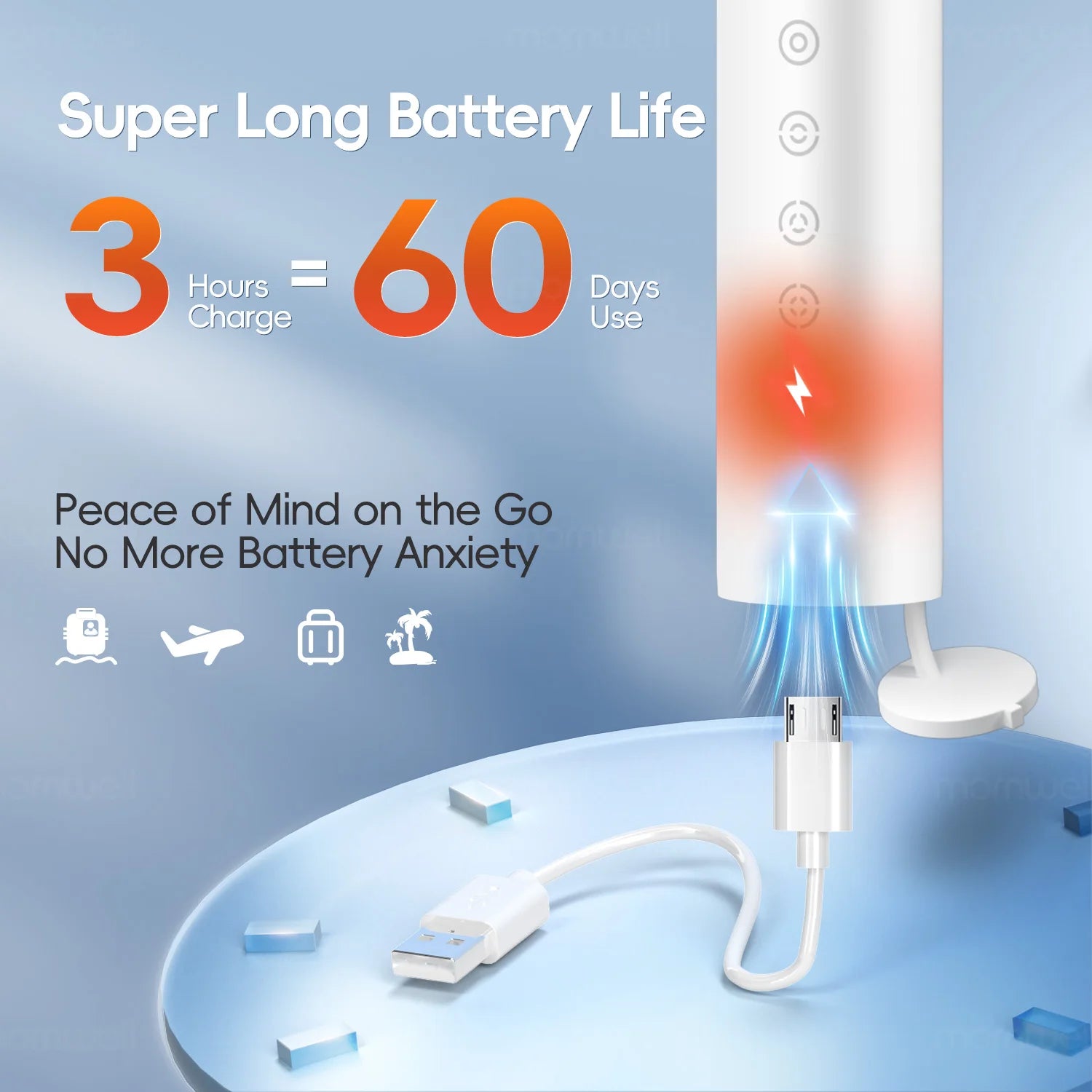 Sonic Electric Toothbrush and Rechargeable Oral Care Tool for Daily Cleaning - 2