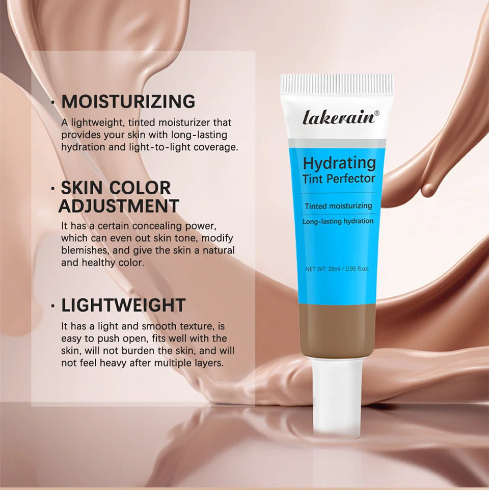 Hydrating Liquid Foundation and Tinted Moisturizer for daily natural makeup