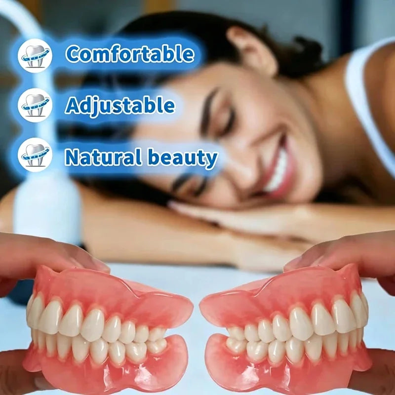 Silicone Fake Teeth and Cosmetic Dentures for a Confident Smile and Daily Oral Care