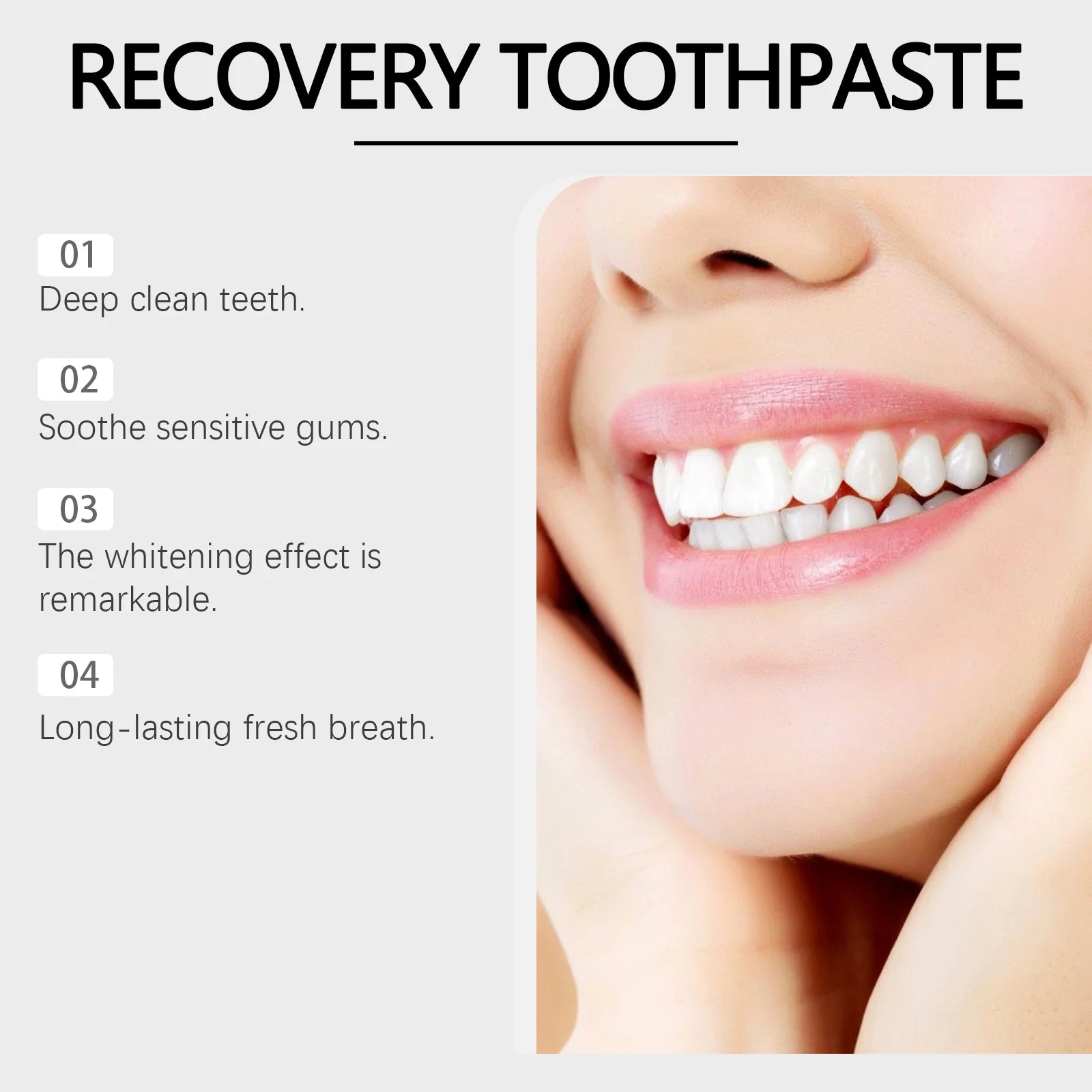 Hydroxyapatite Toothpaste and Enamel Repair Cream for Daily Whitening and Care - 15