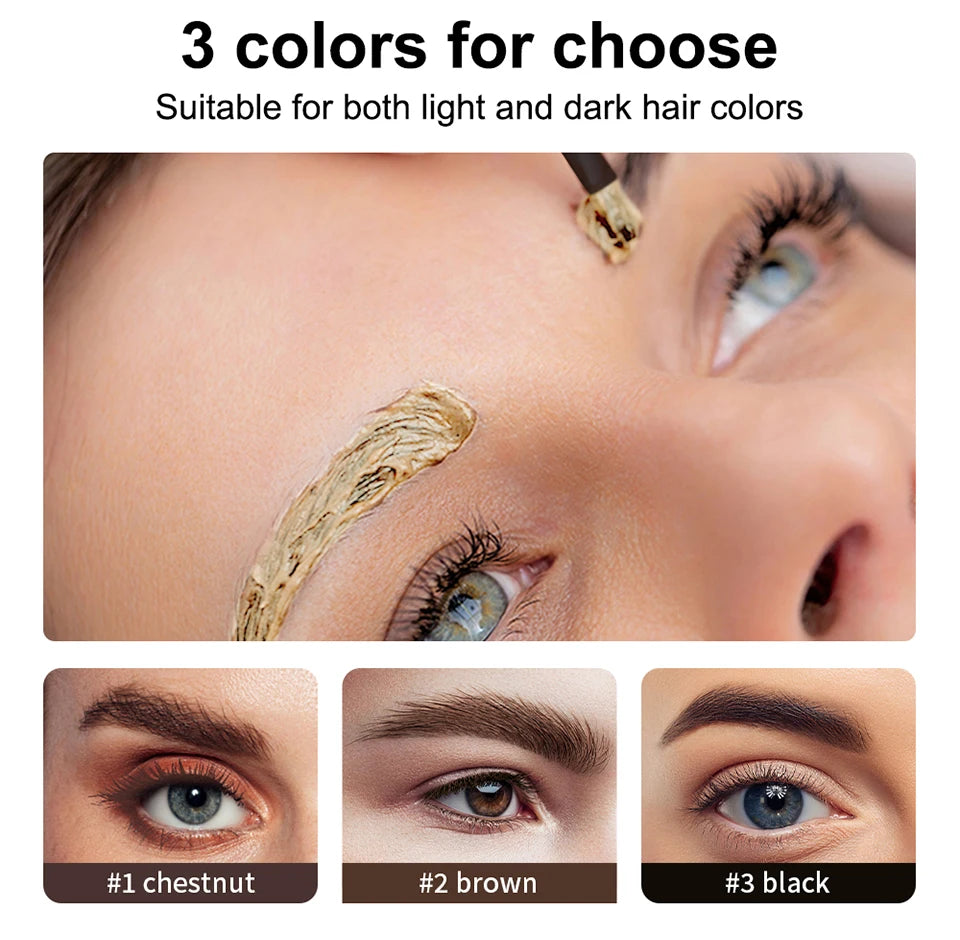 Eyelash and Brow Tint Kit for Natural Looking Definition and Long Lasting Color