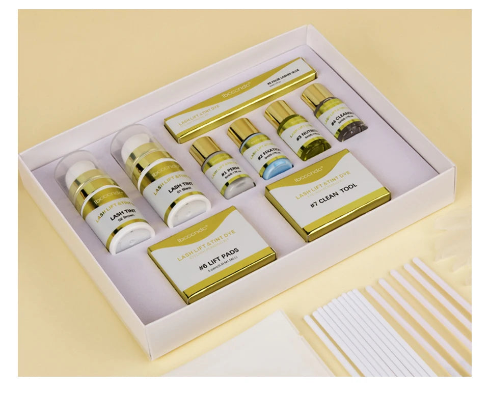 Brow Lamination and Eyebrow Tinting Kit for Professional Salon Results at Home