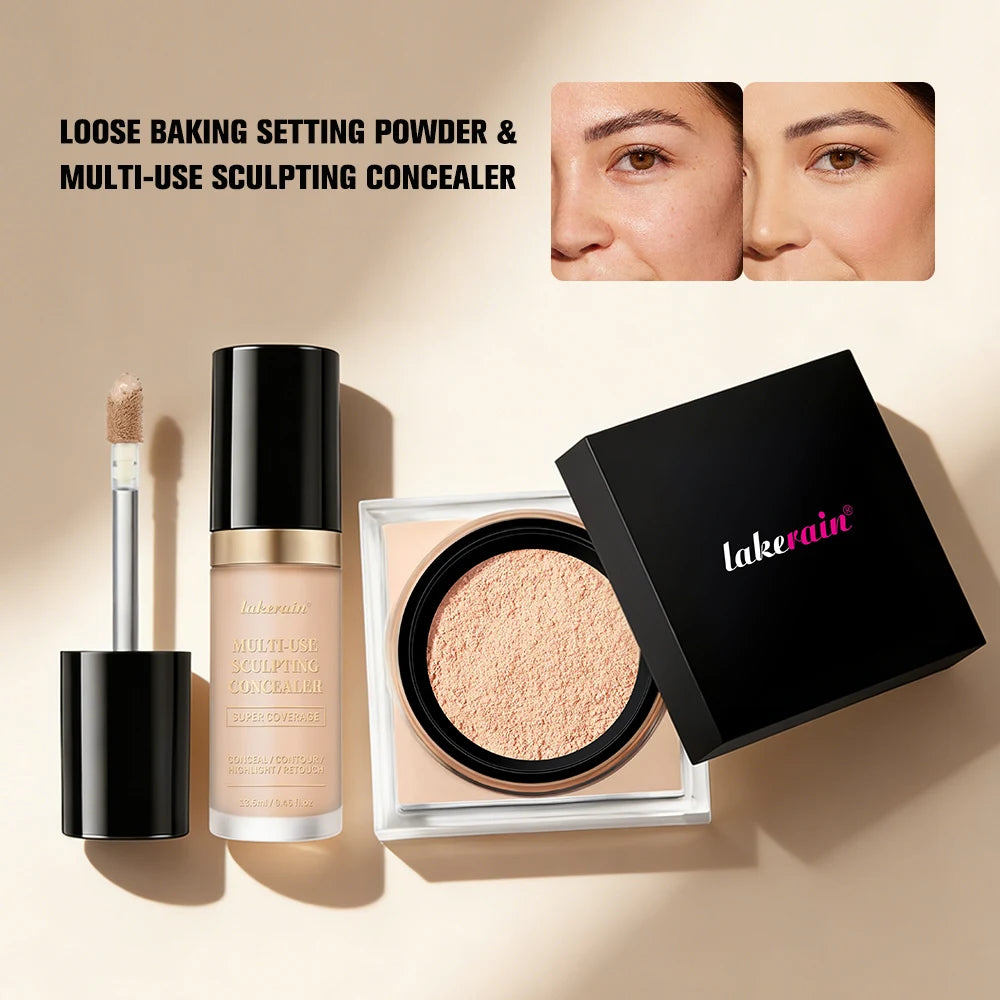 Face Makeup Set and Concealing Powder Kit for Flawless Daily Beauty Routines - 2