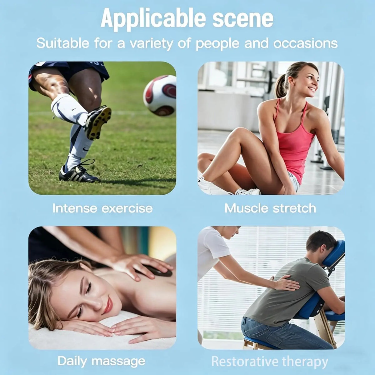 Electric Fascia Knife and Muscle Scraper Tool for Deep Tissue Body Recovery