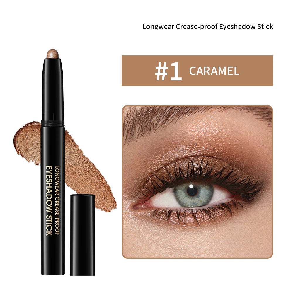 Eyeshadow Stick and Cream Makeup Pencil for Long Lasting Daily Eye Enhancement
