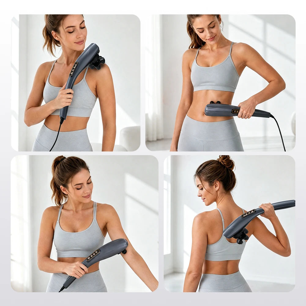 Handheld Percussion Massager and Deep Tissue Body Wand for Home and Office Relief - 6