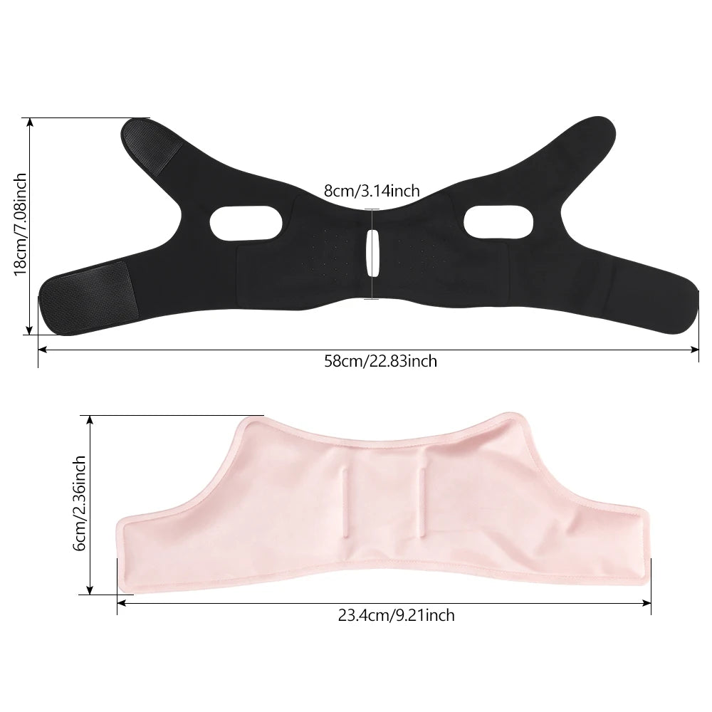 Face Ice Pack and V Line Lifting Bandage for Postoperative Care and Daily Beauty