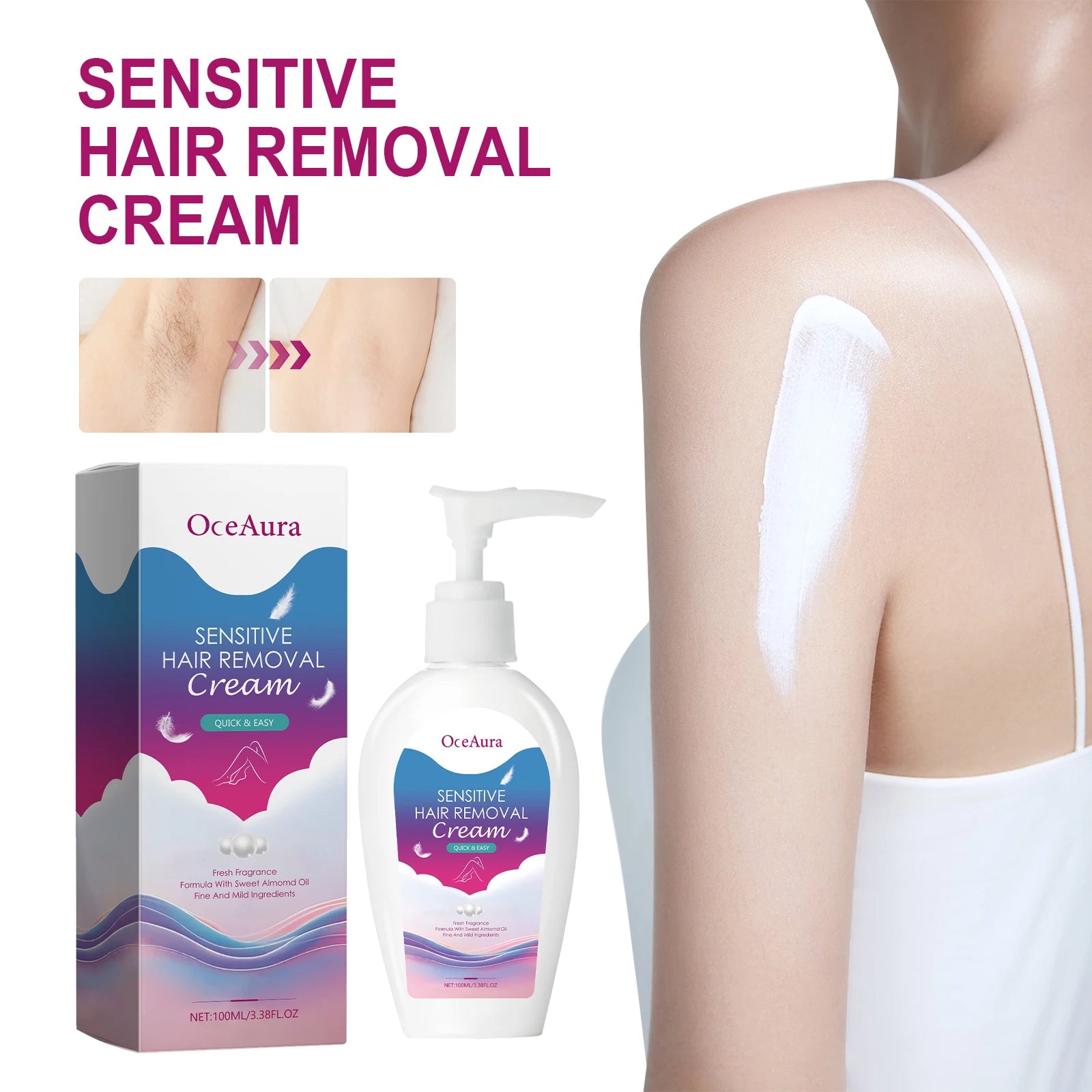 Hair Removal Cream and Depilatory Lotion for Painless Grooming and Smooth Skin - 7