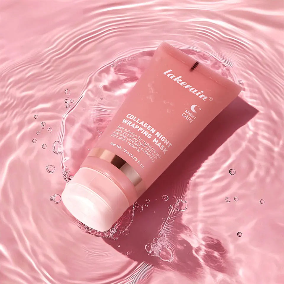 Collagen Night Wrapping Mask and Peel Off Facial Treatment for Overnight Repair