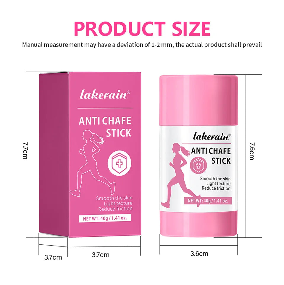 Anti Chafe Stick and Friction Relief Balm for Daily Movement and Sports