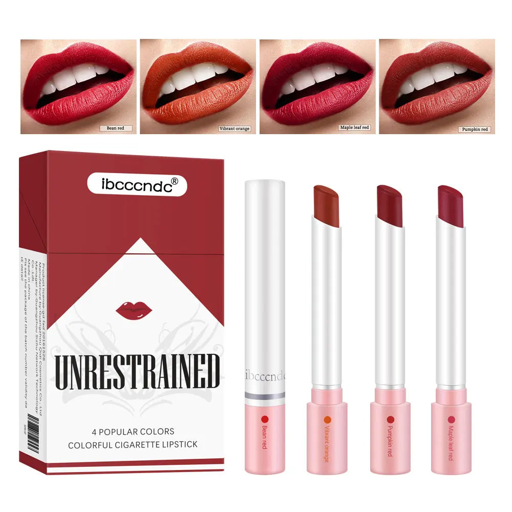 Matte Lipstick Set and Velvet Lip Tint for Daily Makeup and Special Occasions - 24