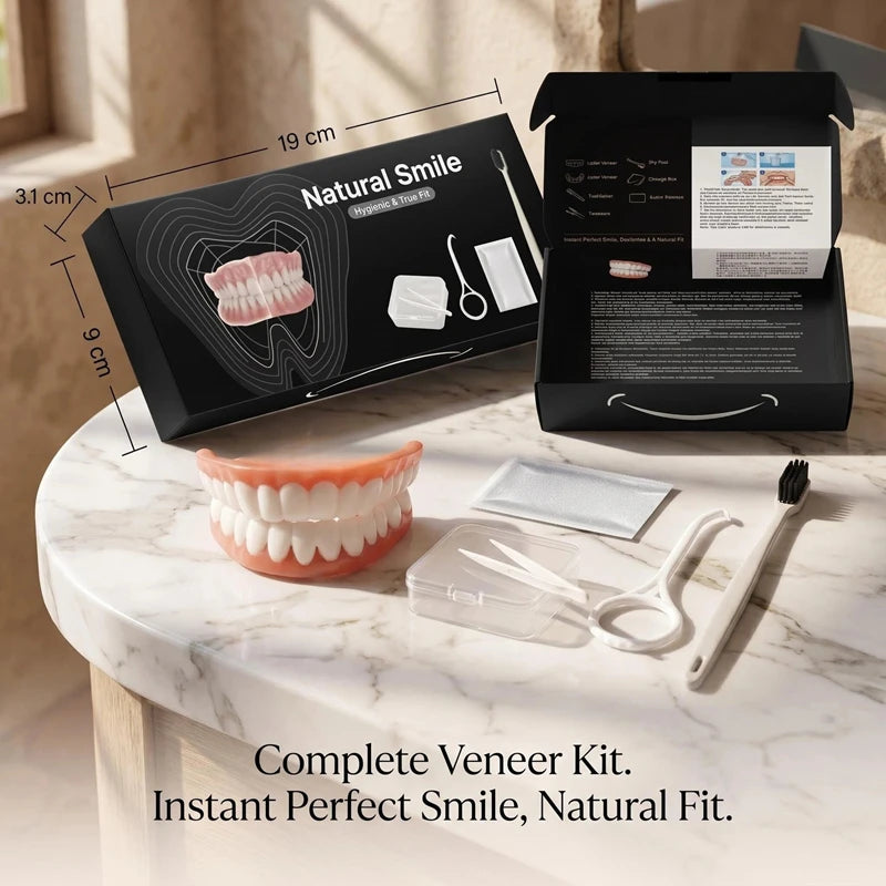 Full Mouth Denture Set and Artificial Teeth for Daily Comfort and Maintenance - 7