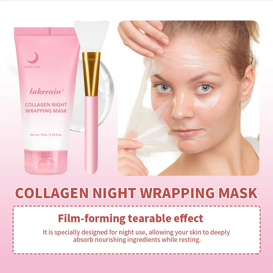 Collagen Skincare Set and Facial Mask Kit for Deep Hydration and Nourishment