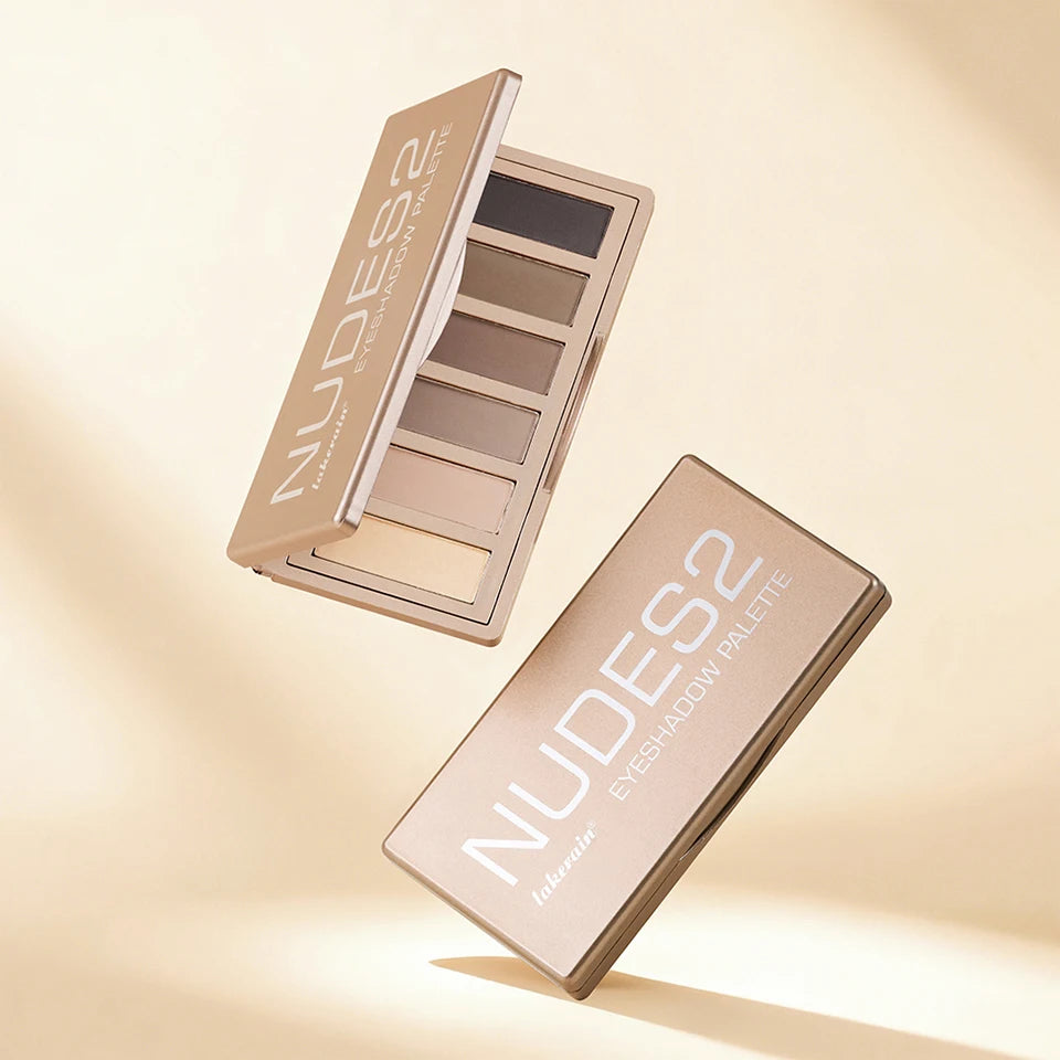 Eyeshadow Palette and Makeup Brush Set for Natural and Smoky Eye Looks - 17