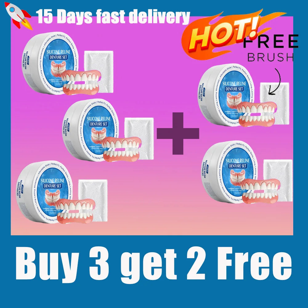Silicone Dentures and Cosmetic Veneers for Instant Smile Restoration Confidence