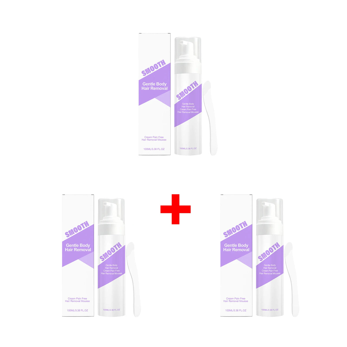 Hair Removal Mousse and Depilatory Foam for Painless Body Hair Maintenance