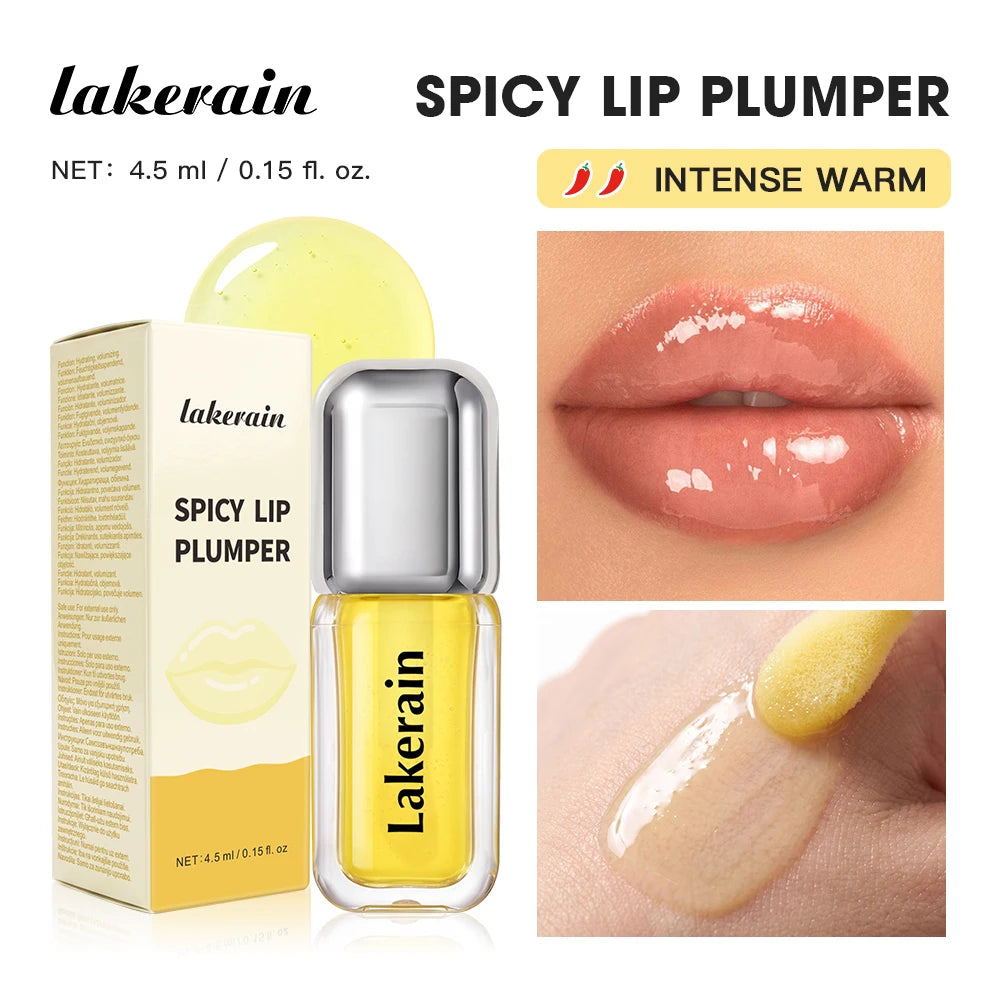 Spicy Lip Plumper and Volumizing Gloss for Fuller Lips for Daily Makeup Looks - 19