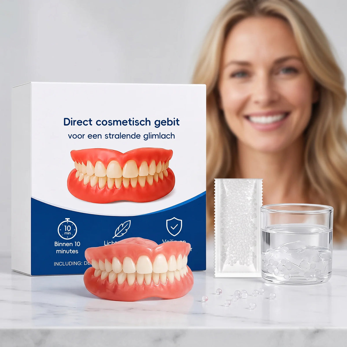 Silicone False Teeth and Cosmetic Veneers for a Natural Looking Daily Smile