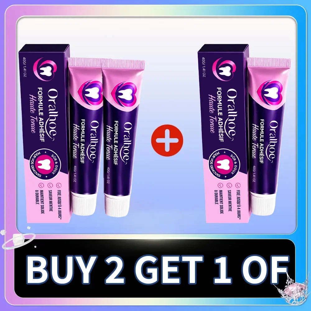 Denture Adhesive Gel and False Teeth Reline Cushion for Daily Dental Comfort - 15