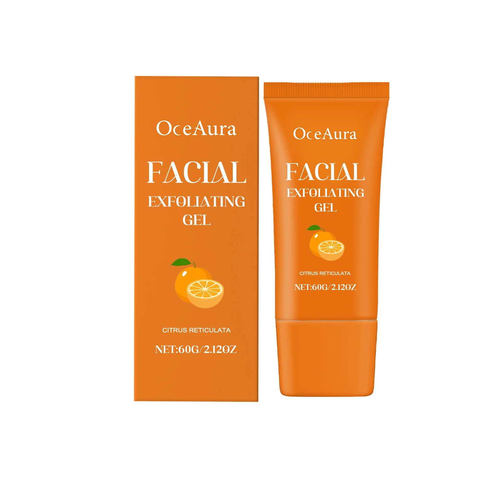 Orange Exfoliating Gel and Facial Scrub Cleanser for Brightening Dull Skin - 14