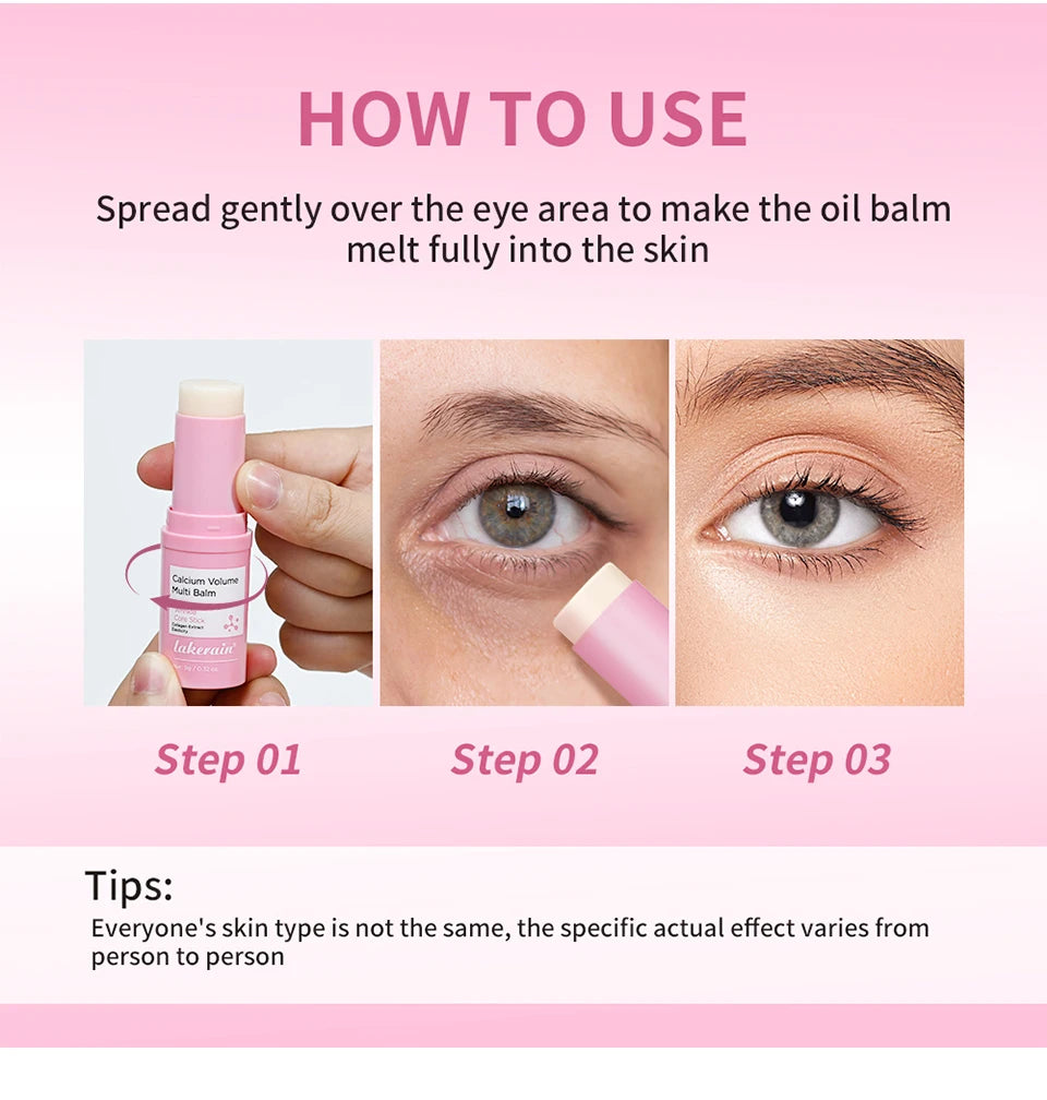 Calcium Volume Multi Balm and Eye Wrinkle Cream Stick for Daily Skin Care - 13