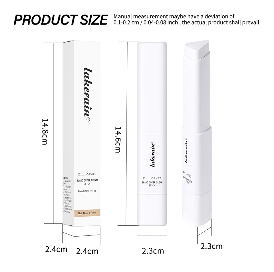 Color Changing Foundation Stick and Makeup Base for Everyday Natural Coverage