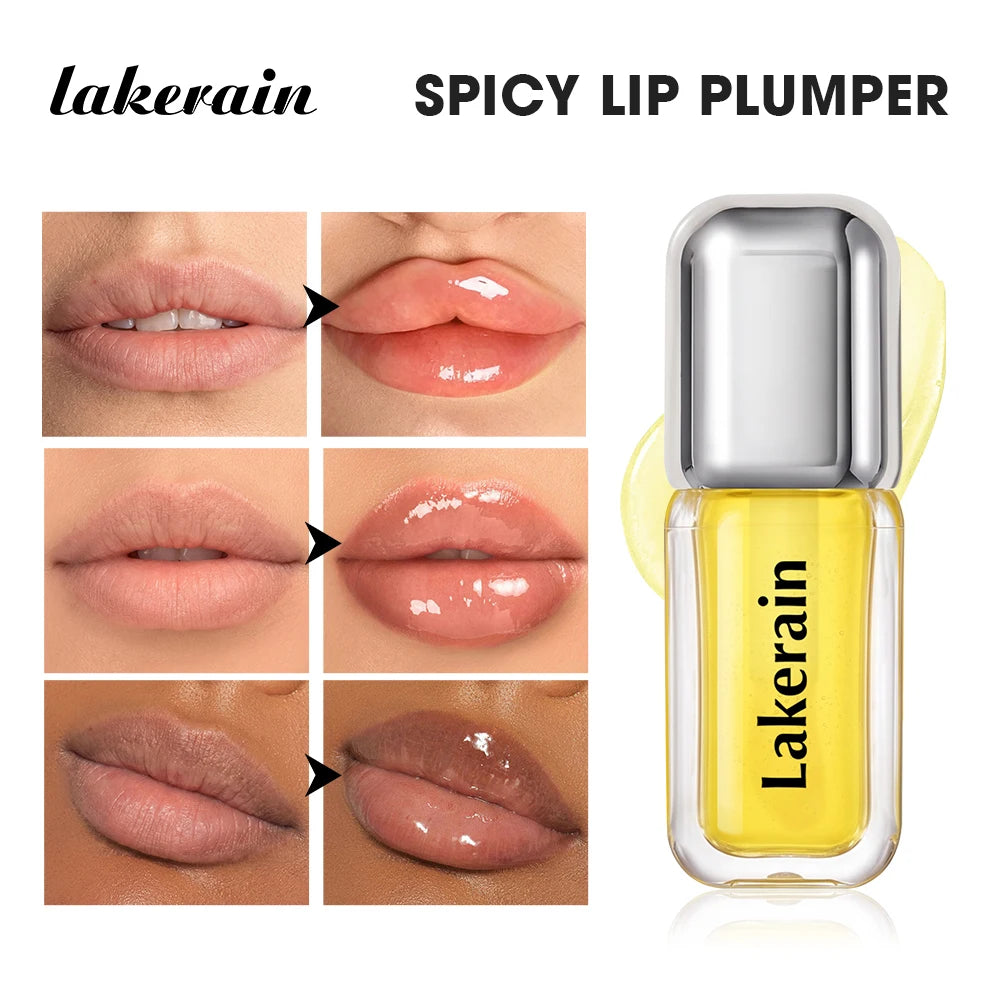 Spicy Lip Plumper and Volumizing Gloss for Fuller Lips for Daily Makeup Looks