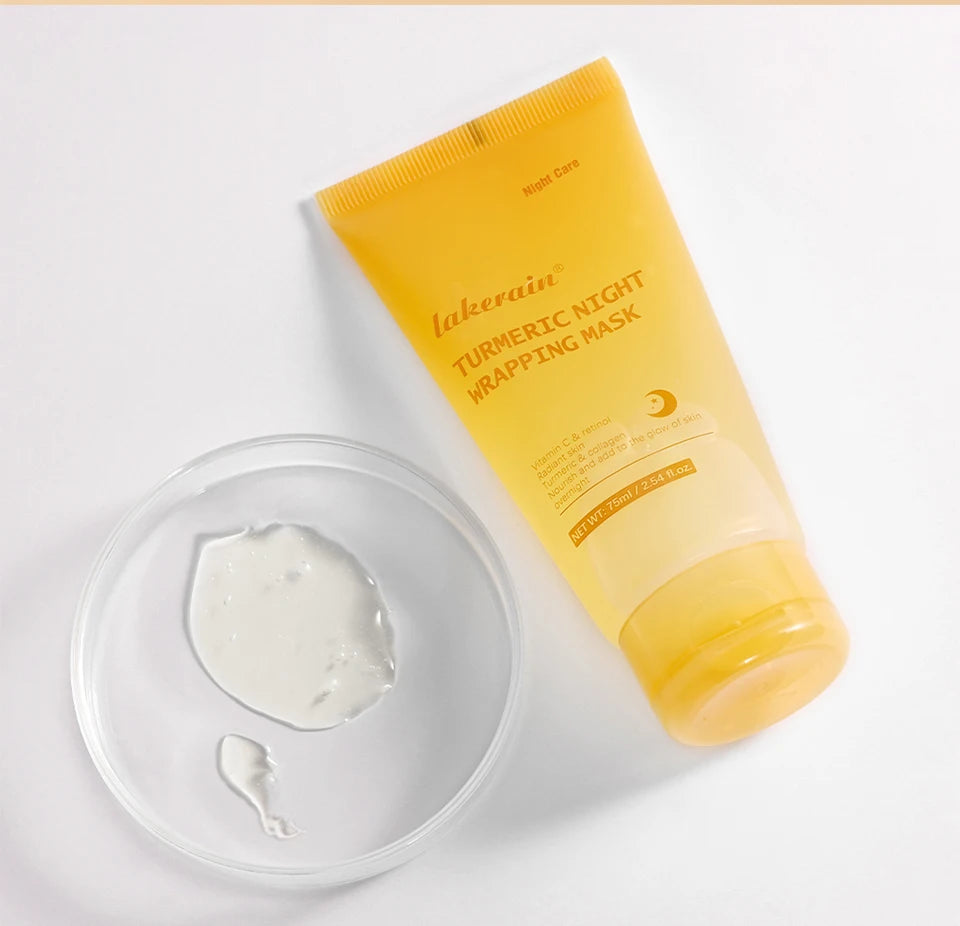 Turmeric Peel Off Mask and Collagen Sleeping Pack for Nightly Facial Radiance