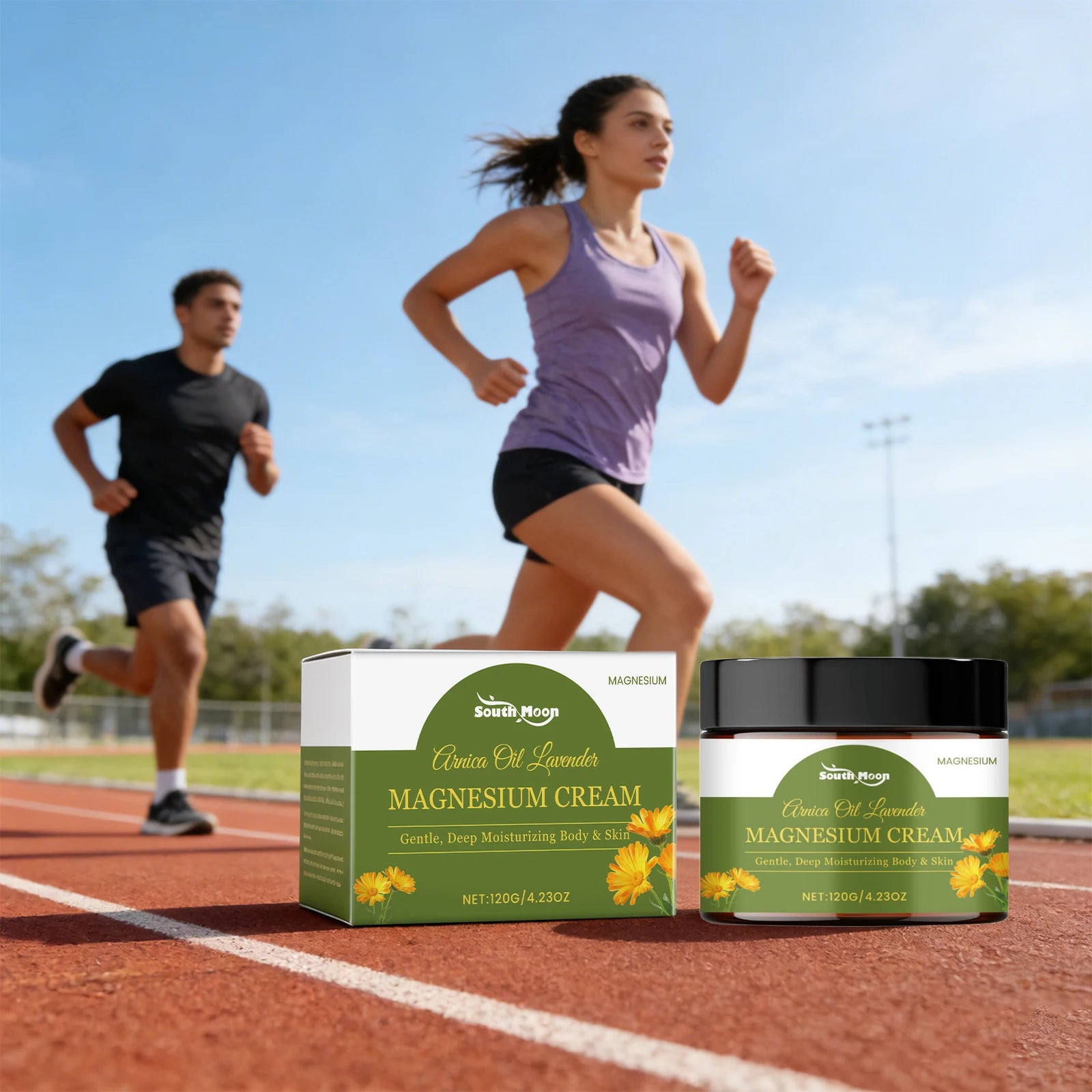 Joint Moisturizing Magnesium Cream and Muscle Relief Balm for Active Body Recovery - 4