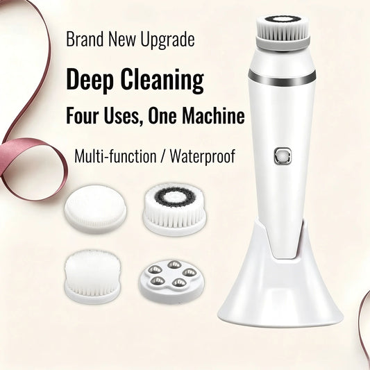 Electric Facial Cleansing Brush and Pore Cleaner for Daily Skincare Routine