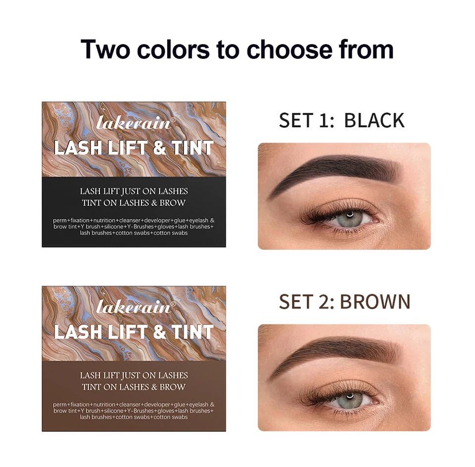 Lash Lift and Tint Kit and Eyelash Perming Set for Professional Eye Makeup