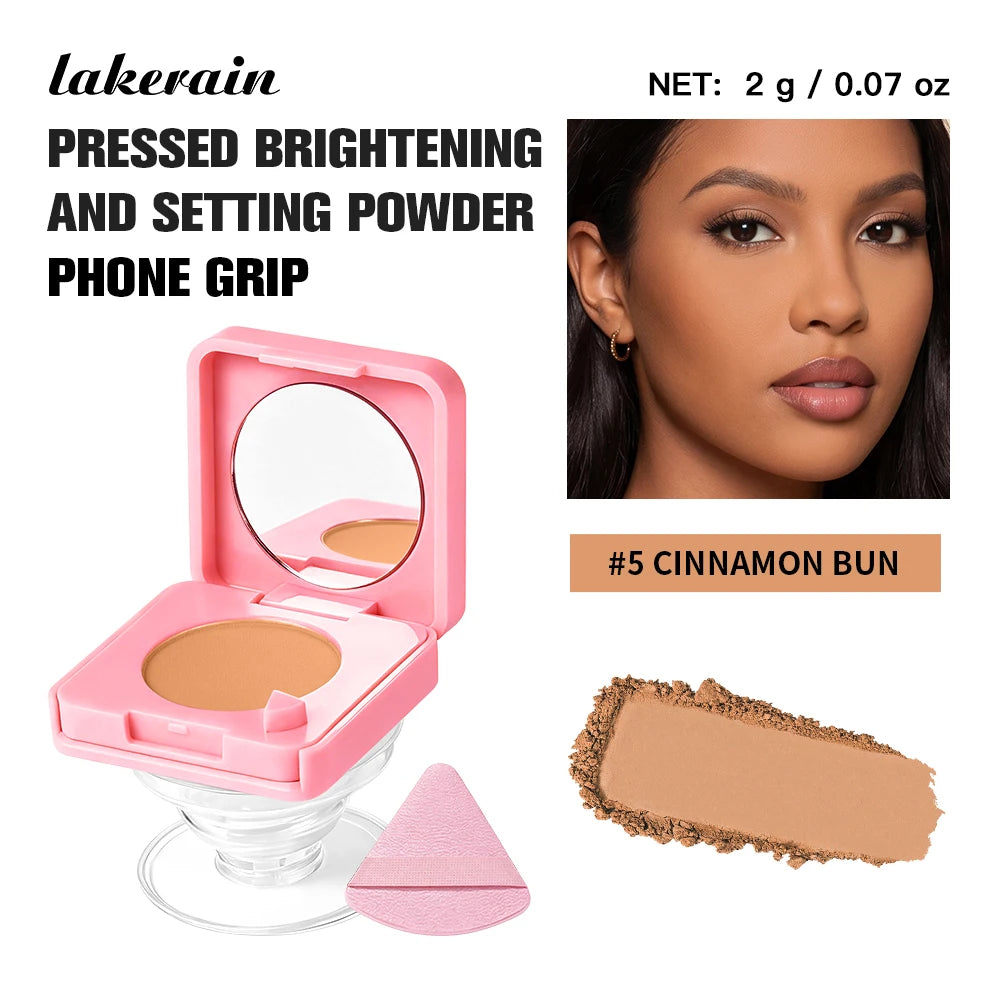 Pressed Powder and Setting Compact for smooth makeup touchups on the go