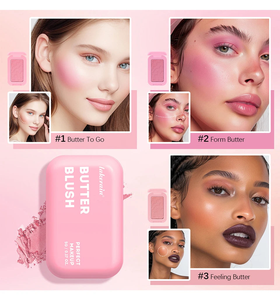 Butter Bronzer and Face Contour Powder for Sculpted Makeup Looks