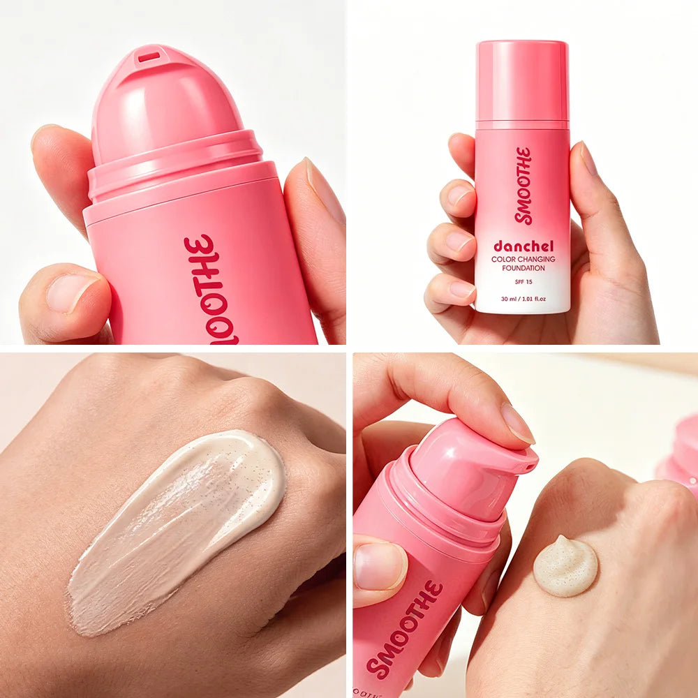 Color Changing Foundation and Skin Tone Matching Makeup for Daily Face Wear