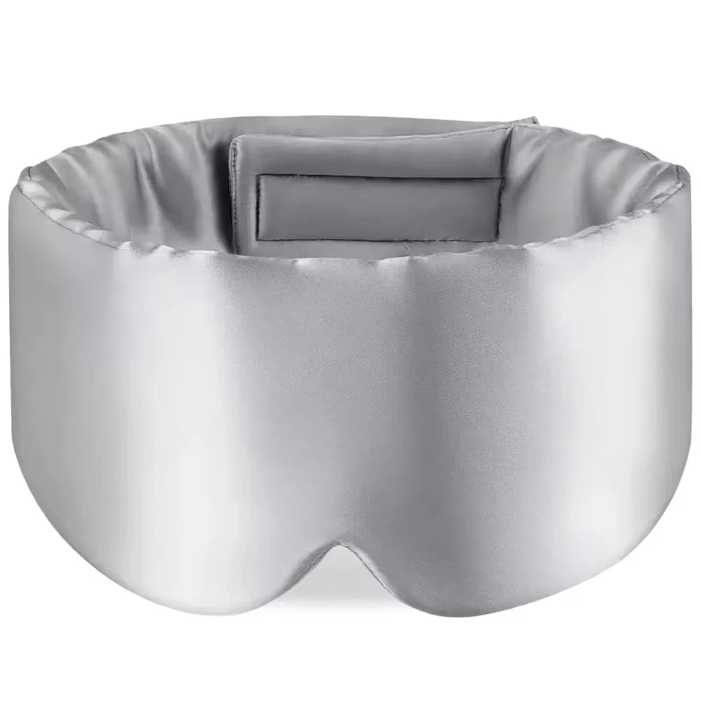 Silk Sleep Mask and Comfortable Eye Cover for Deep Sleep and Travel Relaxation - 17