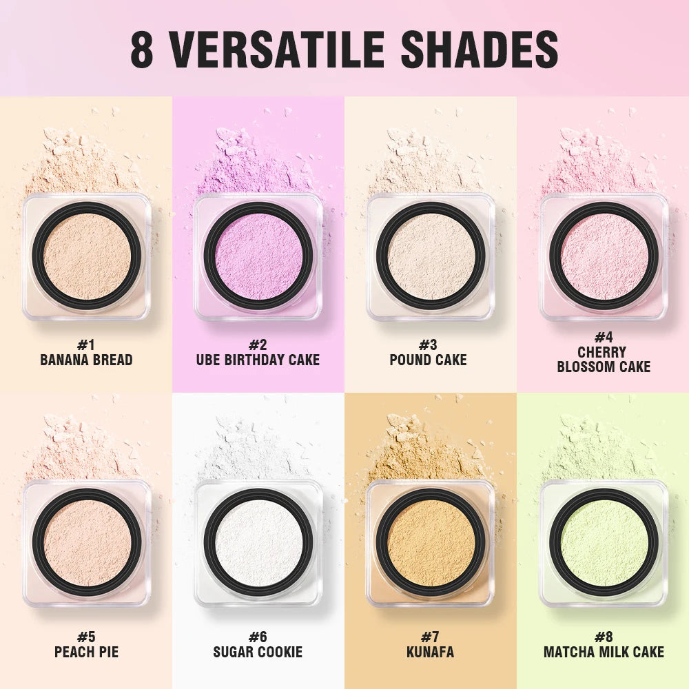 Loose Baking Setting Powder and Face Finishing Makeup for Long Lasting Matte Looks - 6