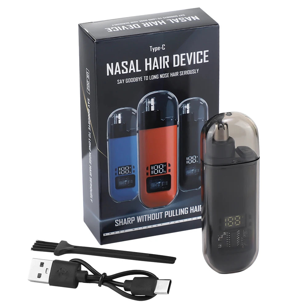 Electric Nose Hair Trimmer and Ear Grooming Tool for Painless Daily Care