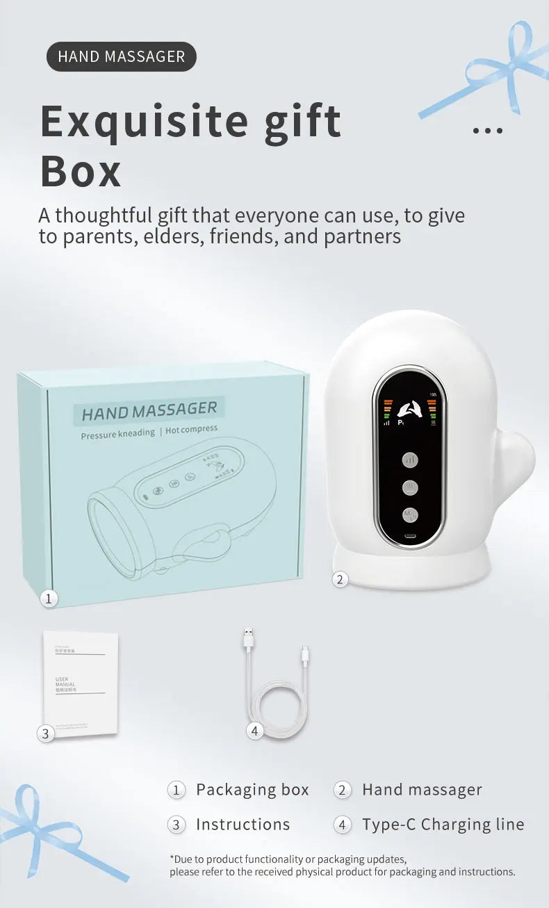 Hand Massager and Electric Palm Compression Machine for Pain Relief and Recovery